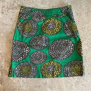 BODEN Chrysanthemum Print Mini Skirt